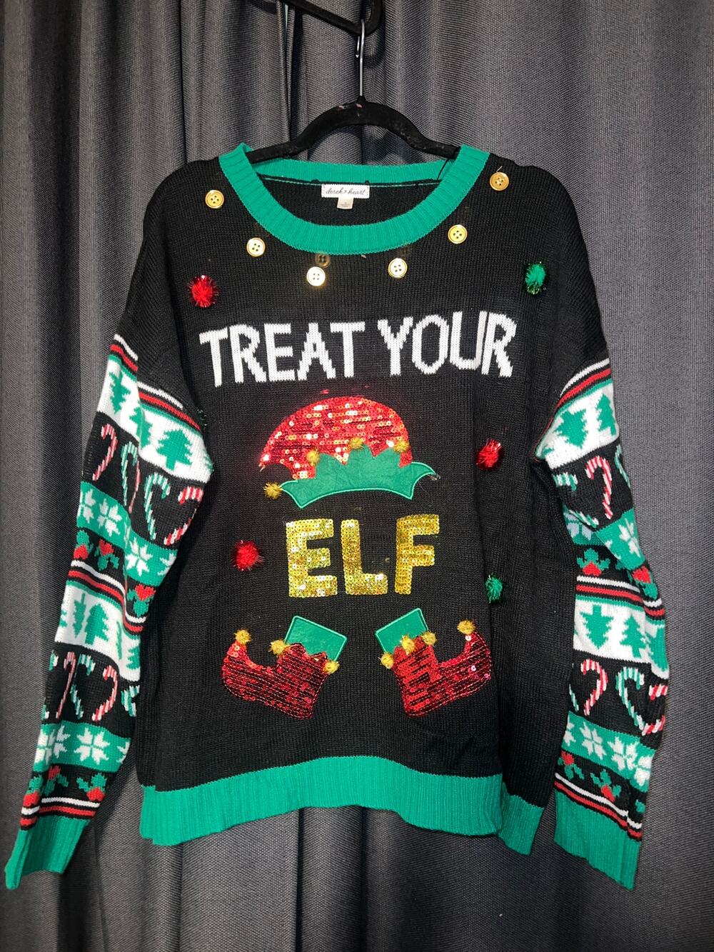 Ugly Christmas Sweater Xmas Size XL